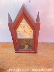 MaxSold Auction: E. G. Brewster & Co. Steeple/Gothic Mantel Clock - Tiverton (Rhode Island, USA) SELLER MANAGED Reseller Online Auction - Main Road
