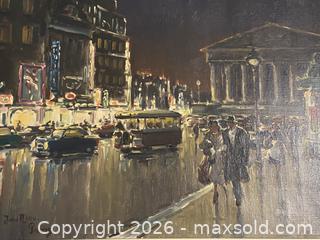 MaxSold Auction: Original Vintage Signed Oil Painting - Ottawa (Ontario, Canada) SELLER MANAGED Reseller Online Auction - Canadian Shield Avenue (CONDO)
