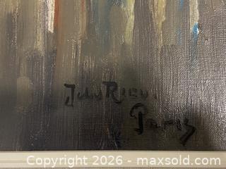 MaxSold Auction: Original Vintage Signed Oil Painting - Ottawa (Ontario, Canada) SELLER MANAGED Reseller Online Auction - Canadian Shield Avenue (CONDO)