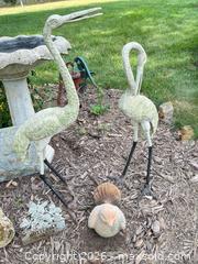MaxSold Auction: Garden Decor Set with Birdbath, Statues & Metal Pumps - Virginia Beach (Virginia, USA) PARTNER MANAGED Downsizing Online Auction - Eden Way Virginia Beach