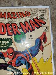 MaxSold Auction: *RARE* Silver Age The Amazing Spiderman Marvel Comics #36 Spider-man - East Zorra-Tavistock (Ontario, Canada) SELLER MANAGED Downsizing Online Auction - Highway 59 (hidden Valley Estates)