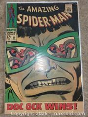 MaxSold Auction: *RARE* Silver Age The Amazing Spiderman Marvel Comics #55 Spider-man - East Zorra-Tavistock (Ontario, Canada) SELLER MANAGED Downsizing Online Auction - Highway 59 (hidden Valley Estates)