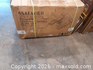 MaxSold Auction: Safavieh PAT7020 Outdoor Patio Chaise Lounger Set - Flower Mound (Texas, USA) PARTNER MANAGED Estate Sale Online Auction - International Parkway