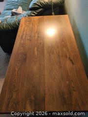 MaxSold Auction: Antique Solid Wood Medium Brown Console Table with 1 Drawer & 2 doors  - Brantford (Ontario, Canada) SELLER MANAGED Estate Sale Online Auction - Baldwin Avenue PART 1