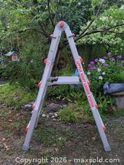 MaxSold Auction: Little Giant Multi-Position Articulated Aluminum Ladder, 8 ft - Brantford (Ontario, Canada) SELLER MANAGED Estate Sale Online Auction - Baldwin Avenue PART 1
