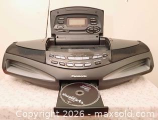 MaxSold Auction: High Quality PANASONIC Late Model Cobra Top Boombox/Ghetto Blaster w/ Compatible Remote - Ottawa (Ontario, Canada) SELLER MANAGED Downsizing Online Auction -  Russell Road