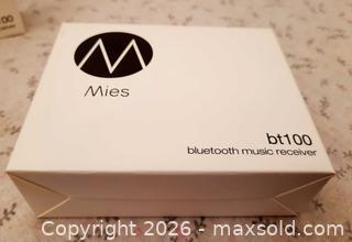 MaxSold Auction: New in Box-Lot of 4 MIES BT100 BT-100 Bluetooth Receiver/Adapter - Ottawa (Ontario, Canada) SELLER MANAGED Downsizing Online Auction -  Russell Road