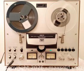MaxSold Auction: Tested & Works AKAI GX-265D Auto Reverse Stereo Reel to Reel Tape Deck Machine - Ottawa (Ontario, Canada) SELLER MANAGED Downsizing Online Auction -  Russell Road