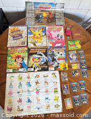 MaxSold Auction: 1990s Pokémon & Gaming Magazines Bundle with Poster, Cards, Stickers - Cornwall (Ontario, Canada) SELLER MANAGED Reseller Online Auction - First Street East
