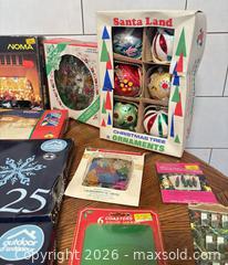 MaxSold Auction: Vintage Mid-Century Christmas Ornaments, Lights & Garlands Lot - Cornwall (Ontario, Canada) SELLER MANAGED Reseller Online Auction - First Street East