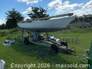 MaxSold Auction: Sailboat And Trailer A - Greater Napanee (Ontario, Canada) PARTNER MANAGED Downsizing Online Auction - County Road 9