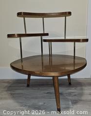 MaxSold Auction: MCM Formica Layered End Table - London (Ontario, Canada) SELLER MANAGED Downsizing Online Auction - Sterling Street