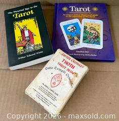 MaxSold Auction: Tarot Books & Thoth Small Card Deck Bundle - Nanaimo (British Columbia, Canada) SELLER MANAGED Estate Sale Online Auction - Elizabeth Street