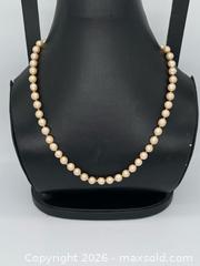 MaxSold Auction: single-strand princess-length pearl necklace  - Richmond Hill (Ontario, Canada) SELLER MANAGED Downsizing Online Auction -  Townwood Drive