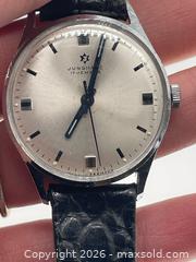 MaxSold Auction: vintage Junghans 17 Jewels manual-wind mechanical wristwatch - Richmond Hill (Ontario, Canada) SELLER MANAGED Downsizing Online Auction -  Townwood Drive