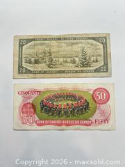 MaxSold Auction: $20 and $50 dollar Canadian bills  - Toronto (Ontario, Canada) SELLER MANAGED Downsizing Online Auction -  Longboat Avenue