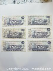 MaxSold Auction: 6 Canadian $10 dollar bills  - Toronto (Ontario, Canada) SELLER MANAGED Downsizing Online Auction -  Longboat Avenue