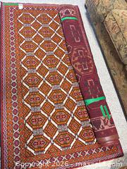MaxSold Auction: Geometric Tribal/Bokhara Area Rug 5'6" x 7'9" and area rug size 5‘6“ by 7‘9“ - Oak Bay (British Columbia, Canada) PARTNER MANAGED Moving Online Auction - Victoria Avenue