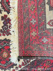 MaxSold Auction: Hand-Knotted Wool Bokhara/Gul Area Rug, 58 x 41 - Oak Bay (British Columbia, Canada) PARTNER MANAGED Moving Online Auction - Victoria Avenue