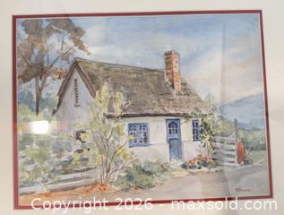 MaxSold Auction: Lot: Original Watercolor + Prints — Landscapes, Cottages & Horses - Oak Bay (British Columbia, Canada) PARTNER MANAGED Moving Online Auction - Victoria Avenue