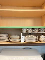 MaxSold Auction: Petite Fleur Cream & Blue Floral Stoneware Dinnerware Set - Oak Bay (British Columbia, Canada) PARTNER MANAGED Moving Online Auction - Victoria Avenue