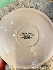 MaxSold Auction: Petite Fleur Cream & Blue Floral Stoneware Dinnerware Set - Oak Bay (British Columbia, Canada) PARTNER MANAGED Moving Online Auction - Victoria Avenue