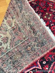 MaxSold Auction: Red Persian/Oriental Wool Area Rug, 5' x 8', Hand-Knotted - Oak Bay (British Columbia, Canada) PARTNER MANAGED Moving Online Auction - Victoria Avenue