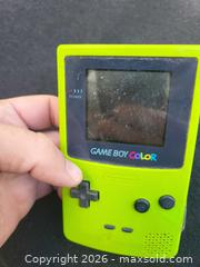 MaxSold Auction: Nintendo Game Boy Color - Green / Atomic Purple Lime - Cavan-Monaghan (Ontario, Canada) SELLER MANAGED Downsizing Online Auction - Larmer Line