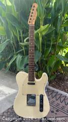 MaxSold Auction: Fender Squire Telecaster Guitar - Guitar Stand - Gig Bag - Cable - Oakland (California, USA) SELLER MANAGED Downsizing Online Auction - Carrington Street