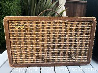 MaxSold Auction: Pair of All Tube Guitar Amplifiers: Webcor TP4905-1 & Bugera Vintage 5 - Oakland (California, USA) SELLER MANAGED Downsizing Online Auction - Carrington Street
