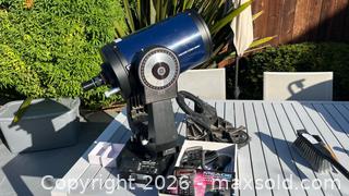 MaxSold Auction: Telescope Meade LX50 (EMC) SCT, Autostar #497 Controller (not tested/as-is), Assorted Accessories - Oakland (California, USA) SELLER MANAGED Downsizing Online Auction - Carrington Street