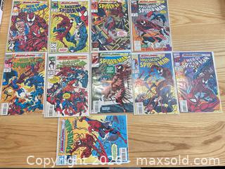 MaxSold Auction: Lot of 10+ 1990s Marvel Single-Issue Spider-Man Comics #2 thru 10 and 12 - Kitchener (Ontario, Canada) SELLER MANAGED Downsizing Online Auction - Mckenzie Avenue