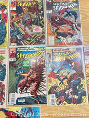 MaxSold Auction: Lot of 10+ 1990s Marvel Single-Issue Spider-Man Comics #2 thru 10 and 12 - Kitchener (Ontario, Canada) SELLER MANAGED Downsizing Online Auction - Mckenzie Avenue