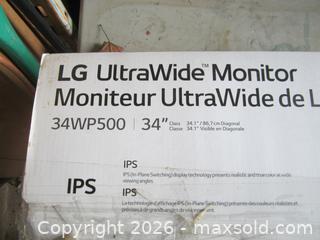 MaxSold Auction: 34inch LG Ultrawide Monitor - Milton (Ontario, Canada) SELLER MANAGED Downsizing Online Auction - Guelph Line (STORAGE)