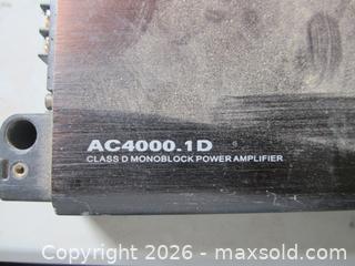 MaxSold Auction: 4000watt amp - Milton (Ontario, Canada) SELLER MANAGED Downsizing Online Auction - Guelph Line (STORAGE)