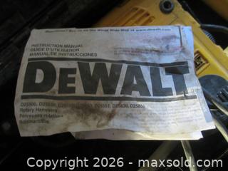 MaxSold Auction: Dewalt jackhammer electric - Milton (Ontario, Canada) SELLER MANAGED Downsizing Online Auction - Guelph Line (STORAGE)