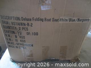 MaxSold Auction: New Boat Seats - Milton (Ontario, Canada) SELLER MANAGED Downsizing Online Auction - Guelph Line (STORAGE)