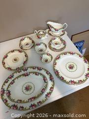MaxSold Auction: Paragon Fine Bone China Tapestry Rose Tea/Dinnerware Set bp - Maple Ridge (British Columbia, Canada) PARTNER MANAGED Estate Sale Online Auction - Blanshard