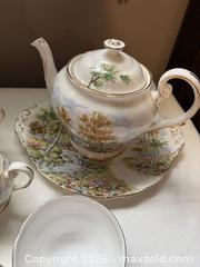 MaxSold Auction: Royal Standard Fine Bone China 'The Old Mill Stream' Tea Set -bp - Maple Ridge (British Columbia, Canada) PARTNER MANAGED Estate Sale Online Auction - Blanshard