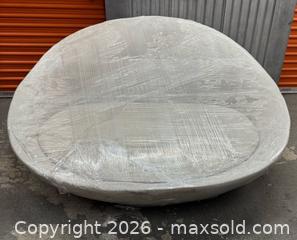 MaxSold Auction: Lacoon Island Round Upholstered Sofa, Gray, Large - Miami (Florida, USA) PARTNER MANAGED Downsizing Online Auction - North West 5th Street (STORAGE)