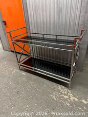 MaxSold Auction: Victor Buffet with 2 Black Glass Shelves, Chrome Frame - Miami (Florida, USA) PARTNER MANAGED Downsizing Online Auction - North West 5th Street (STORAGE)