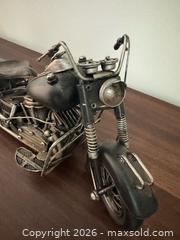 MaxSold Auction: Vintage Industrial Metal Motorcycle Model, Black & Silver, 15 in - Miami (Florida, USA) PARTNER MANAGED Downsizing Online Auction - North West 5th Street (STORAGE)