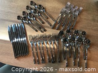 MaxSold Auction: 40 Piece Flatware set - Saanich (British Columbia, Canada) SELLER MANAGED Estate Sale Online Auction - Patricia Bay Highway