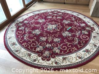 MaxSold Auction: 8’ diameter Rug - Saanich (British Columbia, Canada) SELLER MANAGED Estate Sale Online Auction - Patricia Bay Highway