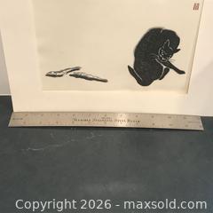 MaxSold Auction: Four Japanese Prints, one Framed abstract  - Saanich (British Columbia, Canada) SELLER MANAGED Estate Sale Online Auction - Patricia Bay Highway