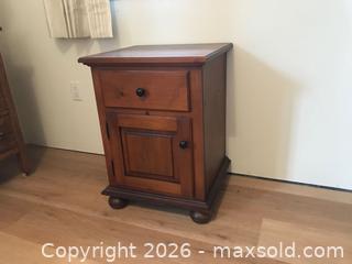 MaxSold Auction: Pine Night Stand - Saanich (British Columbia, Canada) SELLER MANAGED Estate Sale Online Auction - Patricia Bay Highway