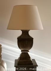 MaxSold Auction: Pottery Barn Reclaimed Wood Lamp - Saanich (British Columbia, Canada) SELLER MANAGED Estate Sale Online Auction - Patricia Bay Highway