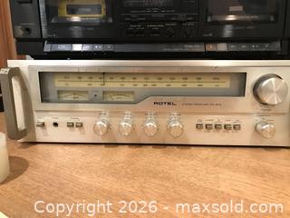 MaxSold Auction: Rotel receiver, Sony Cassette player  - Saanich (British Columbia, Canada) SELLER MANAGED Estate Sale Online Auction - Patricia Bay Highway