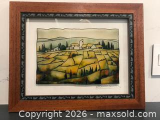 MaxSold Auction: Umbria Painting on Glass - Saanich (British Columbia, Canada) SELLER MANAGED Estate Sale Online Auction - Patricia Bay Highway