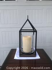 MaxSold Auction: XL Lantern with flameless candle - Saanich (British Columbia, Canada) SELLER MANAGED Estate Sale Online Auction - Patricia Bay Highway